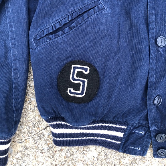 POLO RALPH LAUREN Reversible Varsity “P” Letterman - Picture 3 of 14